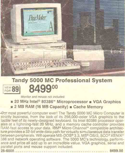 Radio Shack Tandy 5000 MC