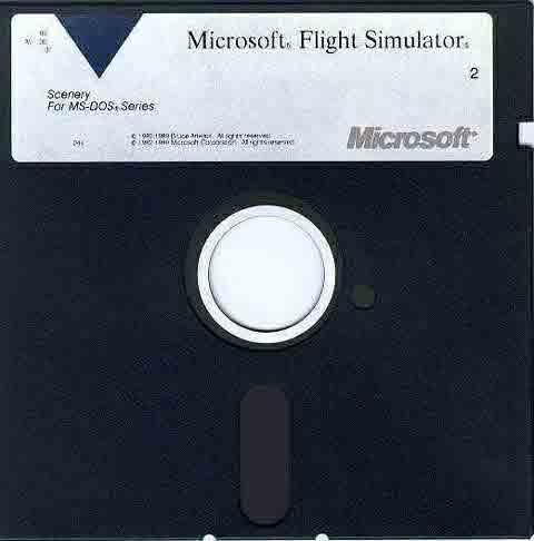 Microsoft Flight Simulator version 4.0 (2nd diskette).